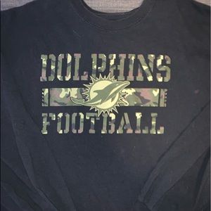 XXL grey and camo graphic long sleeve t-shirt